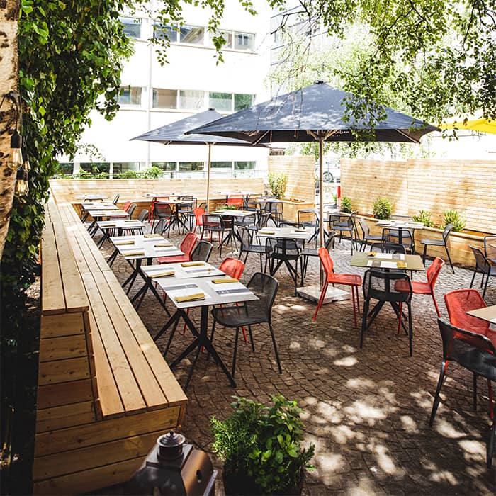 UnaPizza-Gastgarten